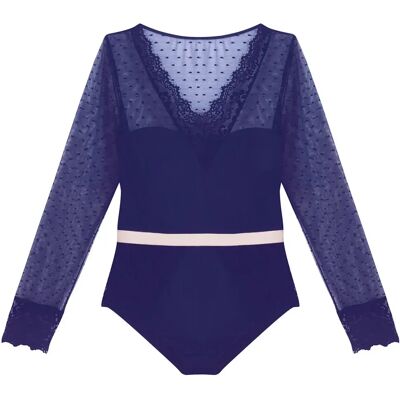 Dames tanga body Pomm'Poire ADN Bleu 36/38 Dames tanga body Pomm'Poire ADN Bleu 36/38
