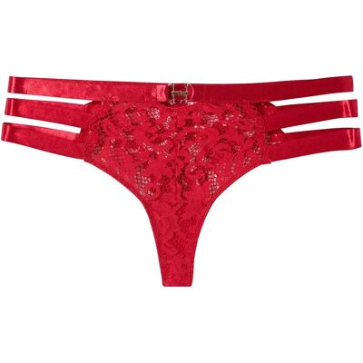 Shorty tanga voor vrouwen Pomm'Poire Danger Rouge 36/38 Shorty tanga voor vrouwen Pomm'Poire Danger Rouge 36/38