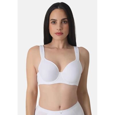 Gewatteerde damesbeha Sassa Beautiful Embroidery Blanc 100C Gewatteerde damesbeha Sassa Beautiful Embroidery Blanc 100C