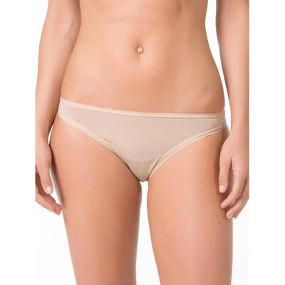 Braziliaanse tanga dames Selmark invisible Beige L Braziliaanse tanga dames Selmark invisible Beige L