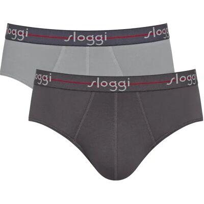 Slips Sloggi Start midi (x2) Noir 2XL Slips Sloggi Start midi (x2) Noir 2XL
