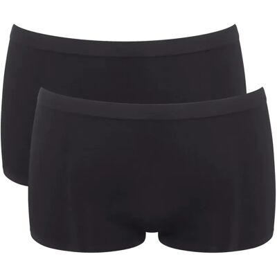 Damesslipjes Sloggi GO Sense (x2) Noir XL Damesslipjes Sloggi GO Sense (x2) Noir XL
