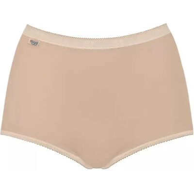 Damesslipjes Sloggi Basic+ Maxi Beige 54 Damesslipjes Sloggi Basic+ Maxi Beige 54