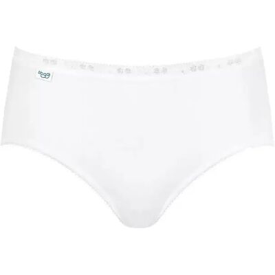 Damesslipjes Sloggi Basic+ Midi Blanc 38 Damesslipjes Sloggi Basic+ Midi Blanc 38