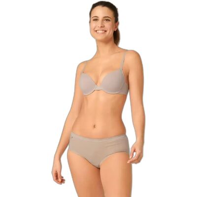 Damesslipjes Sloggi Basic+ Midi Beige 40 Damesslipjes Sloggi Basic+ Midi Beige 40