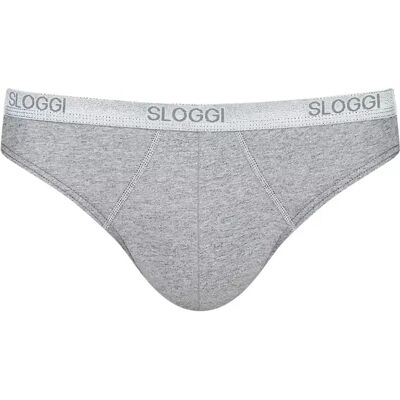 Midi slip Sloggi Basic (x2) Gris M Midi slip Sloggi Basic (x2) Gris M