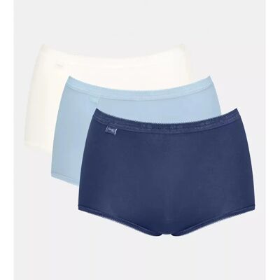 Damesslipjes Sloggi Basic+ Maxi (x3) Bleu 52 Damesslipjes Sloggi Basic+ Maxi (x3) Bleu 52