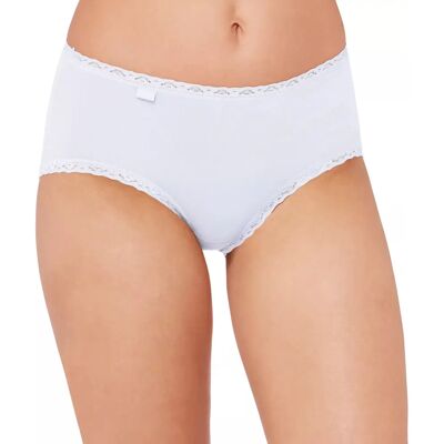 Katoenen damesslip Sloggi 24/7 Lace Blanc 40 Katoenen damesslip Sloggi 24/7 Lace Blanc 40