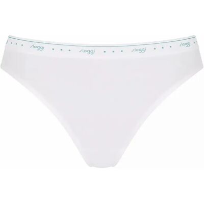 Dames taille culottes Sloggi 100 24/7 (x2) Blanc 46 Dames taille culottes Sloggi 100 24/7 (x2) Blanc 46