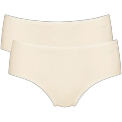 Dames slips Sloggi Go Midi (x2) Beige S Dames slips Sloggi Go Midi (x2) Beige S