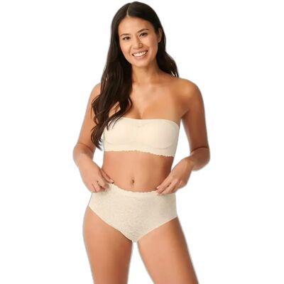 Damesslip met hoge taille Sloggi Zero Feel Lace 2.0 Beige XS Damesslip met hoge taille Sloggi Zero Feel Lace 2.0 Beige XS