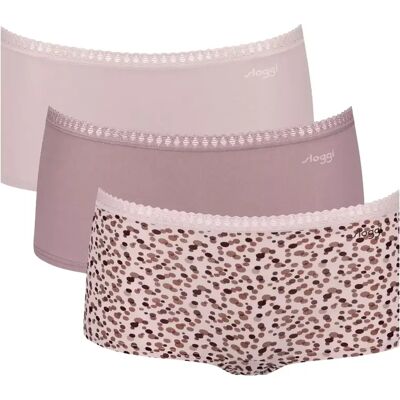Damesslipjes Sloggi Go Crush (x3) Beige XL Damesslipjes Sloggi Go Crush (x3) Beige XL