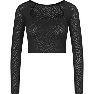 Dames-T-shirt met lange mouwen Sloggi Zero Feel Bliss Top Noir M Dames-T-shirt met lange mouwen Sloggi Zero Feel Bliss Top Noir M