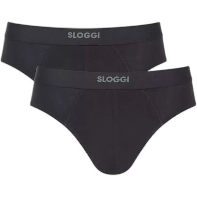 Slips Sloggi Ever Ease Brief (x2) Noir S Slips Sloggi Ever Ease Brief (x2) Noir S