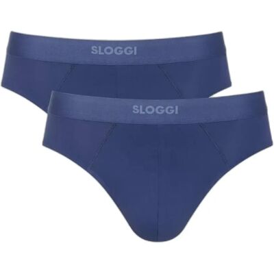 Slips Sloggi Ever Ease Brief (x2) Bleu M Slips Sloggi Ever Ease Brief (x2) Bleu M