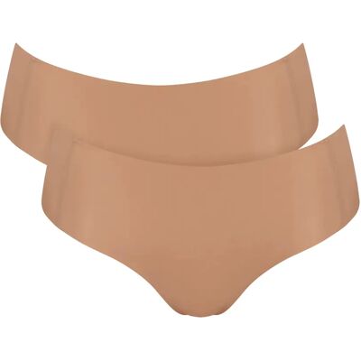 Damesslipjes Sloggi ZERO Feel 2.0 Hipster (x2) Marron S Damesslipjes Sloggi ZERO Feel 2.0 Hipster (x2) Marron S