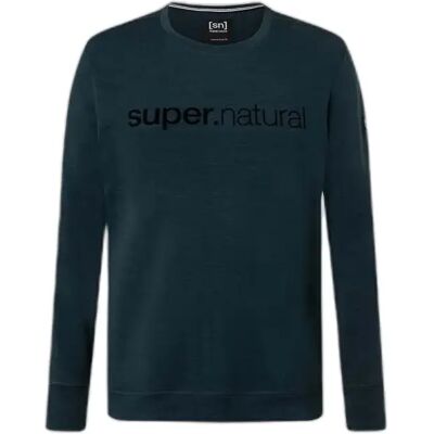 Onderkleding met lange mouwen super.natural Solution Crew Bleu 2XL Onderkleding met lange mouwen super.natural Solution Crew Bleu 2XL