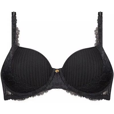 Vrouwenbeha Triumph Peony Florale WP Noir 90C Vrouwenbeha Triumph Peony Florale WP Noir 90C