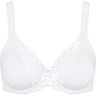 Katoenen kanten bh voor dames Triumph Modern W Blanc 115B Katoenen kanten bh voor dames Triumph Modern W Blanc 115B