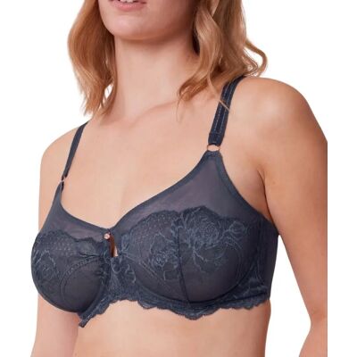 Vrouwenbeha Triumph Wild Peony Florale W01 Gris 100F Vrouwenbeha Triumph Wild Peony Florale W01 Gris 100F