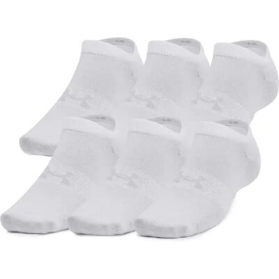 Sokken Under Armour Essential No Show (x6) Blanc XL Sokken Under Armour Essential No Show (x6) Blanc XL