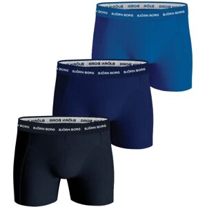 Rekbare katoenen boxershort Björn Borg (x3) Bleu L Rekbare katoenen boxershort Björn Borg (x3) Bleu L