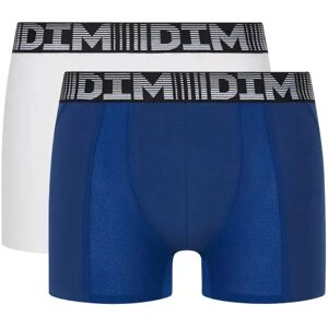 Set van 2 Lange Boxershorts DIM 3D Flex Air Sport Bleu L Set van 2 Lange Boxershorts DIM 3D Flex Air Sport Bleu L