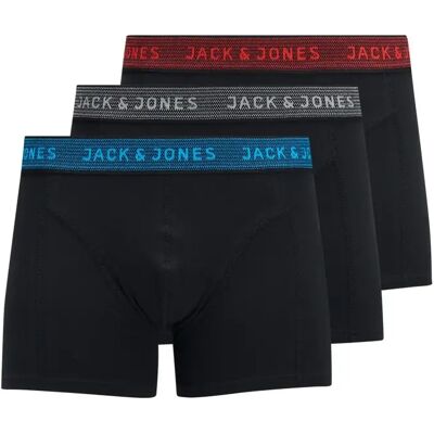 Boxershorts Jack & Jones Jacwaistband (x3) Gris 2XL Boxershorts Jack & Jones Jacwaistband (x3) Gris 2XL