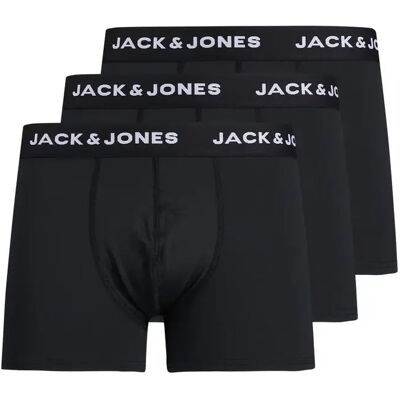 Boxershorts Jack & Jones Jacbase Microfiber (x3) Noir 2XL Boxershorts Jack & Jones Jacbase Microfiber (x3) Noir 2XL