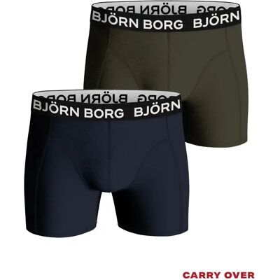 Bamboe Katoenen Boxer Björn Borg (x2) Multicolore XL Bamboe Katoenen Boxer Björn Borg (x2) Multicolore XL
