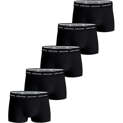 Rekbare katoenen boxer Björn Borg (x5) Noir 2XL Rekbare katoenen boxer Björn Borg (x5) Noir 2XL