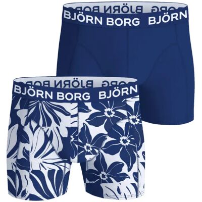 Bamboe Katoenen Boxer Björn Borg (x2) Bleu S Bamboe Katoenen Boxer Björn Borg (x2) Bleu S