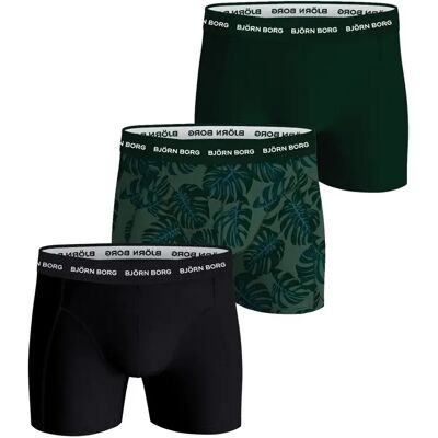 Katoenen boxershorts Björn Borg Stretch (x3) Vert XS Katoenen boxershorts Björn Borg Stretch (x3) Vert XS