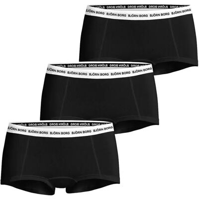 Dames boxershorts Björn Borg Logo (x3) Noir L Dames boxershorts Björn Borg Logo (x3) Noir L