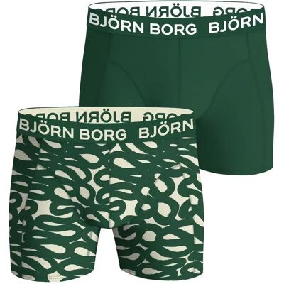 Rekbare katoenen boxer Björn Borg (x2) Multicolore XS Rekbare katoenen boxer Björn Borg (x2) Multicolore XS
