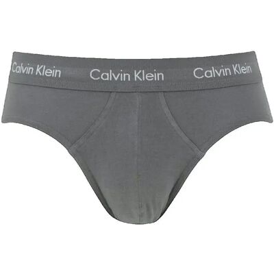 Slips Calvin Klein Hip (x3) Gris S Slips Calvin Klein Hip (x3) Gris S