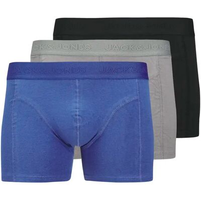 Boxershorts Jack & Jones Ordinary (x3) Bleu XL Boxershorts Jack & Jones Ordinary (x3) Bleu XL