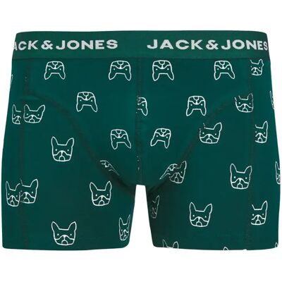 Boxershorts Jack & Jones Denim Dog (x3) Bleu 2XL Boxershorts Jack & Jones Denim Dog (x3) Bleu 2XL