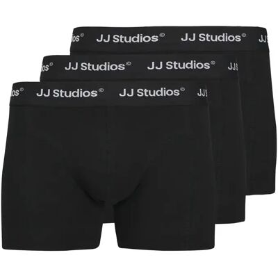 Boxershorts Jack & Jones Soho Solid (x3) Noir M Boxershorts Jack & Jones Soho Solid (x3) Noir M