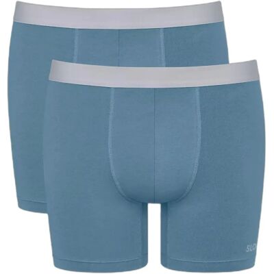 Boxershorts Sloggi Go ABC 2.0 (x2) Bleu M Boxershorts Sloggi Go ABC 2.0 (x2) Bleu M