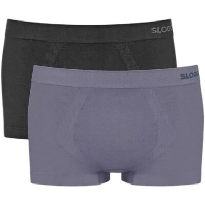 Boxershorts Sloggi Go Smooth Hipster (x2) Noir L Boxershorts Sloggi Go Smooth Hipster (x2) Noir L