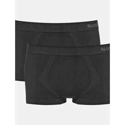 Boxershorts Sloggi Go Smooth Hipster (x2) Noir XL Boxershorts Sloggi Go Smooth Hipster (x2) Noir XL