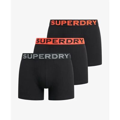 Boxershorts Superdry (x3) Noir M Boxershorts Superdry (x3) Noir M