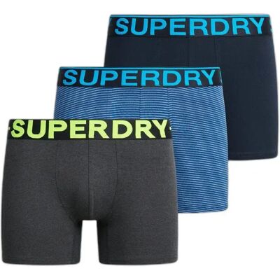 Boxershorts Superdry (x3) Bleu M Boxershorts Superdry (x3) Bleu M