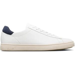 Clae Bradley California Wit Lederen Schoenen - Casual Sneakers Clae Bradley California Wit Lederen Schoenen - Casual Sneakers