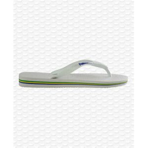 Slippers Havaianas Brasil Logo Blanc 33/34 Slippers Havaianas Brasil Logo Blanc 33/34