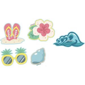 Jibbitz Crocs Beach Time (x5) Bleu TU Jibbitz Crocs Beach Time (x5) Bleu TU