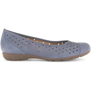 Ballerina's van zacht nubuck dames Gabor Bleu 37,5 Ballerina's van zacht nubuck dames Gabor Bleu 37,5