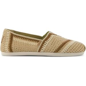 Vrouwen Crocheted Espadrilles Toms Alpargata Beige 36,5 Vrouwen Crocheted Espadrilles Toms Alpargata Beige 36,5