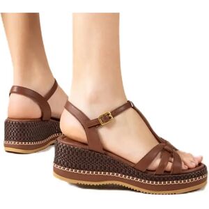 Dames espadrilles Unisa Kael Marron 38 Dames espadrilles Unisa Kael Marron 38